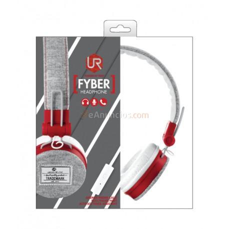 Trust - Fyber auriculares para móvil Binaural Diadema Gris, Rojo - 22308009