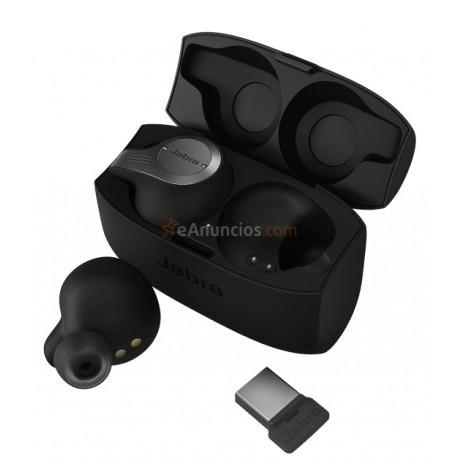 Jabra - Evolve 65t auriculares para móvil Binaural Dentro de oído Negro, Titanio
