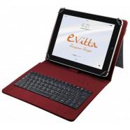 e-Vitta - KeyTab USB teclado para móvil Español Rojo