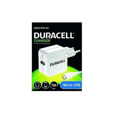 Duracell - DMAC10W-EU cargador de dispositivo móvil Interior Blanco