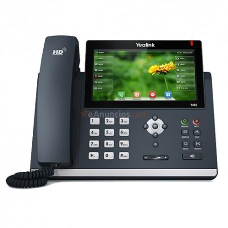 Yealink - SIP-T48S teléfono IP Negro Terminal con conexión por cable LCD 16 líneas