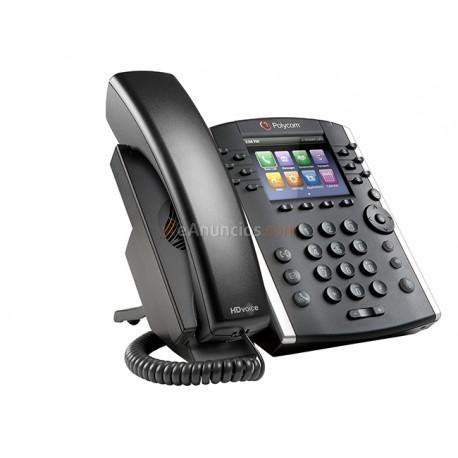 Polycom - VVX 411 teléfono IP Negro Terminal con conexión por cable TFT 12 líneas