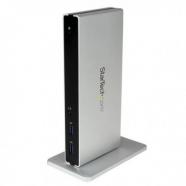 StarTech.com - Docking Station USB 3.0 para Dos Monitores con DVI y Soporte Vertical