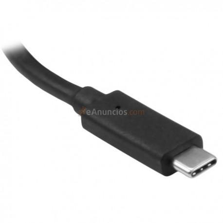 StarTech.com - Adaptador Multipuertos USB-C con HDMI de 4K- 2x Puertos USB-A - PD de 60W - Negro