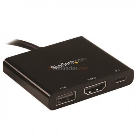 StarTech.com - Adaptador Multipuertos USB-C con HDMI - Puerto USB 3.0 - PD de 60W