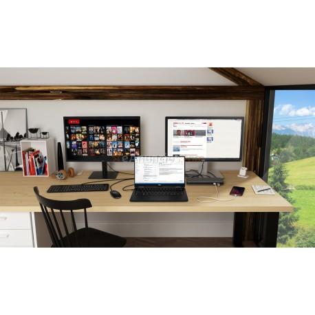 i-tec - Metal Thunderbolt 3 Dual 4K Docking Station + Power Delivery 65W