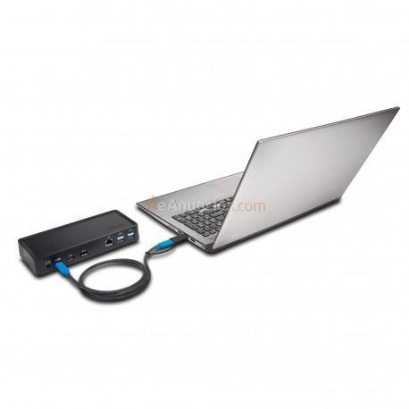 Kensington - K38240EU base para portátil y replicador de puertos Negro