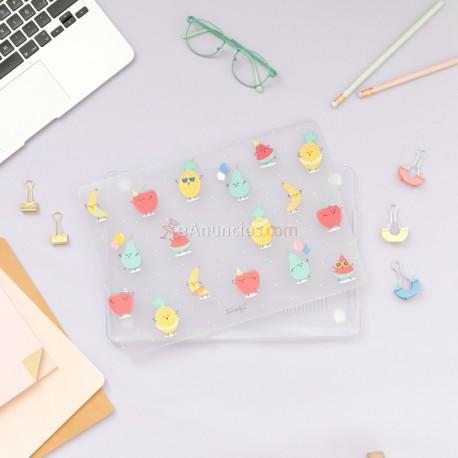 Mr. Wonderful - Macbook Air 13 maletines para portátil 33 cm (13) Carcasa rígida Verde, Rojo, Translúcido, Amaril