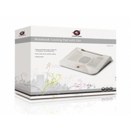 Conceptronic - CNBCOOLPAD 17 Blanco almohadilla fría