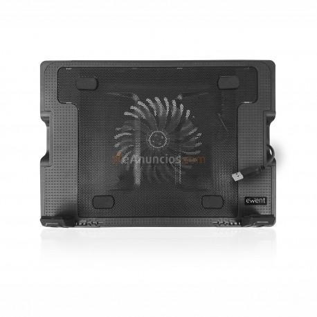 Ewent - EW1258 almohadilla fría 43,2 cm (17) 1000 RPM Negro