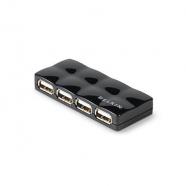 Belkin - 4-Port USB 2.0 480 Mbits Negro