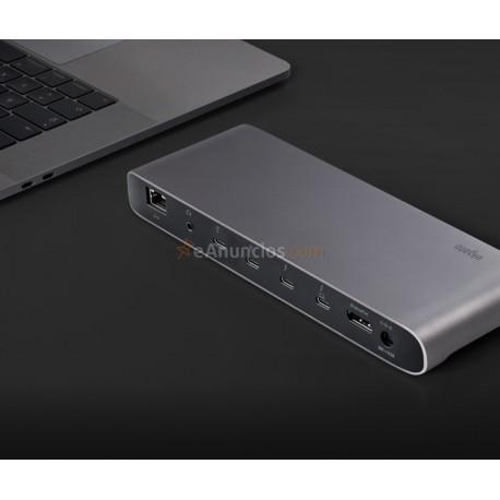 Elgato - 10DAC8501 hub de interfaz Thunderbolt 3 40000 Mbits Negro, Gris
