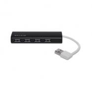 Belkin - F4U042BT hub de interfaz 480 Mbits Negro