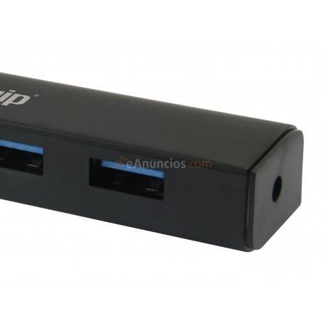 Equip - 128953 hub de interfaz USB 3.0 (3.1 Gen 1) Type-A 5000 Mbits Negro