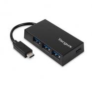 Targus - ACH922EU hub de interfaz USB 3.0 (3.1 Gen 1) Type-C 5000 Mbits Negro