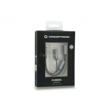 Conceptronic - HUBBIES01G USB 3.1 (3.1 Gen 2) Type-C 5000 Mbits Gris