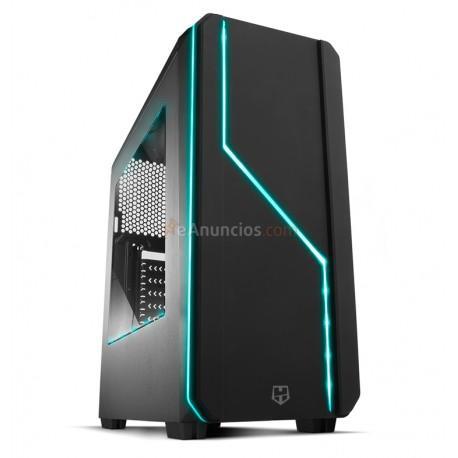NOX - NXHUMMERMCB carcasa de ordenador Midi-Tower Negro