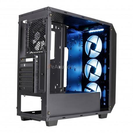 Aerocool - P7-C0 Pro carcasa de ordenador Midi-Tower Negro, Translúcido