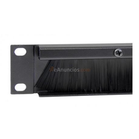 StarTech.com - Panel Pasacables con Cepillo para Armario Rack de Servidores 1U - Organizador de Cableado de Peine