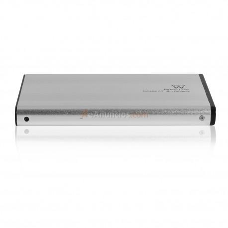 Ewent - EW7041 2.5 USB con suministro de corriente Aluminio, Negro storage drive enclosure