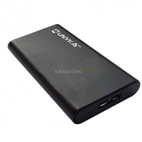 UNYKAch - E3 2.5 Caja externa para unidad de estado sólido (SSD) Negro