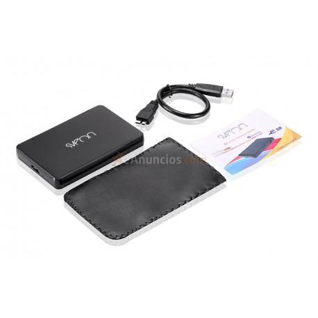 Sveon - STG064_01 caja para disco duro externo 2.5 Caja de disco duro (HDD) Negro