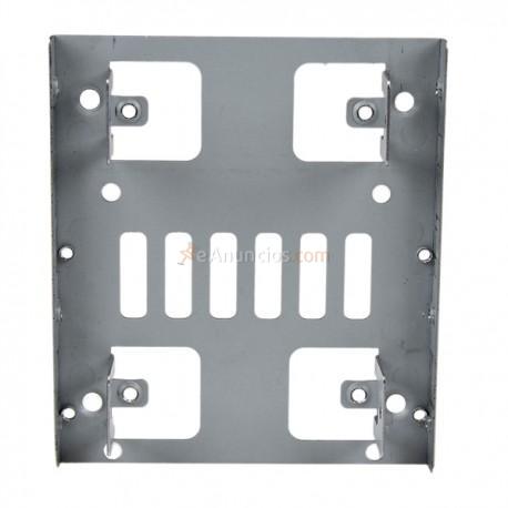 StarTech.com - Bracket Adaptador Bandeja de Montaje 2 Unidades de Disco Duro HDD de 2,5 a Bahía de 3,5 Pulgadas