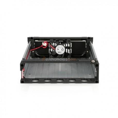 StarTech.com - Rack Móvil Aluminio Reforzado Disco Duro HDD SATA 3,5 Pulgadas con Bandeja Bahía 5,25