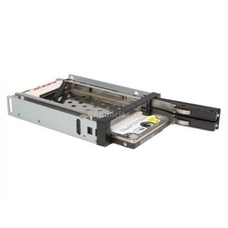 StarTech.com - Rack Móvil Backplane de 2 Discos Duros HDD SATA 2,5 Pulgadas sin Bandeja Bahía 3,5