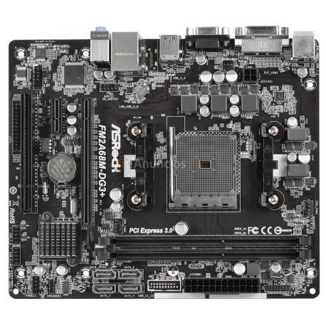 Asrock - FM2A68M-DG3+ placa base Socket FM2+ Micro ATX AMD A68