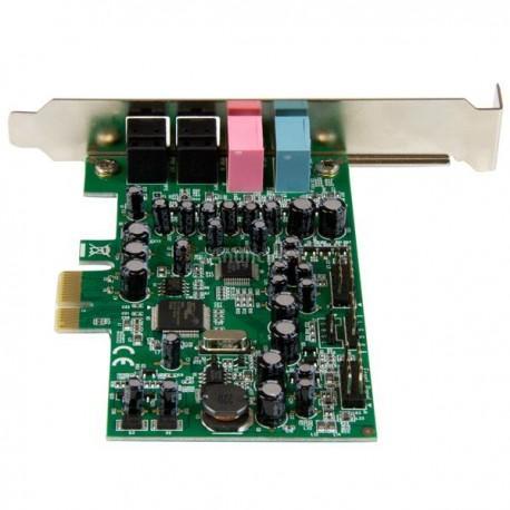 StarTech.com - Tarjeta de sonido PCI Express con sonido envolvente de 7.1 canales 24bit 192 kHz