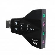 Ewent - EW3761 4.0channels USB tarjeta de audio