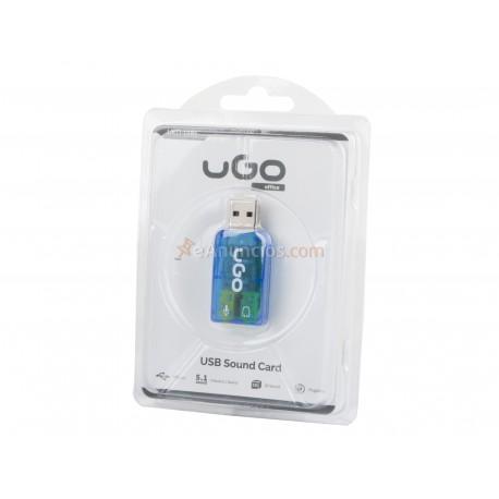 uGo - UKD-1085 tarjeta de audio 5.1 canales USB