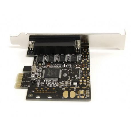 StarTech.com - Tarjeta Adaptadora PCI Express PCIe de 4 Puertos Serie con Cable Multiconector RS232 Serial