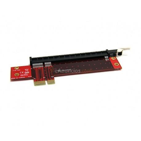 StarTech.com - Adaptador para Ranura de Extensión PCI Express x1 a x16 de Perfil Bajo