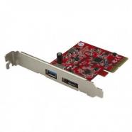 StarTech.com - Tarjeta PCI Express USB 3.1 de 10 Gbps y eSATA - Hub Ladrón Interno PCI-E USB y eSATA para Ordenador