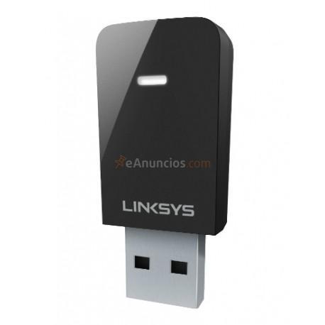 Linksys - Adaptador USB MU-MIMO de doble banda AC600 Max-Stream WUSB6100M