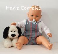 A conjunto niño yoedu don gato 1809 ranita peto tirantes+ camisa r300751