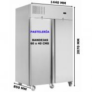 Armario congelador doble de pastelería mercatus