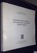 Programació de llengua catalana per a l'educació general básica