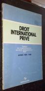 Droit international privé. Travaux du comité franais de droit international privé. Année 1985-1986