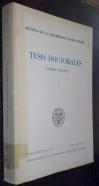 Revista de la Universidad Complutense. Tesis doctorales. Curso 1972-1973. Volumen XXII. N 88-I