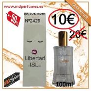 Perfume equivalente mujer N2429 Libertad ISL 100ml 10€