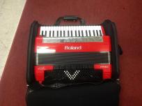 Acordeón-V Roland FR-8X Rojo