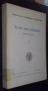 Revista de la Universidad Complutense. Tesis doctorales. Curso 1972-1973. Volumen XXII. N 88-II