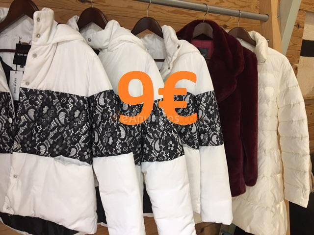 Mercancía, ropa para tiendas OUTLET.