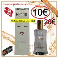 Perfume Mujer Equivalente alta gama N440 AGUA ROSA DE