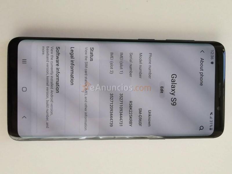 Samsung Galaxy S9 - Smartphone - 12 MP 64 GB
