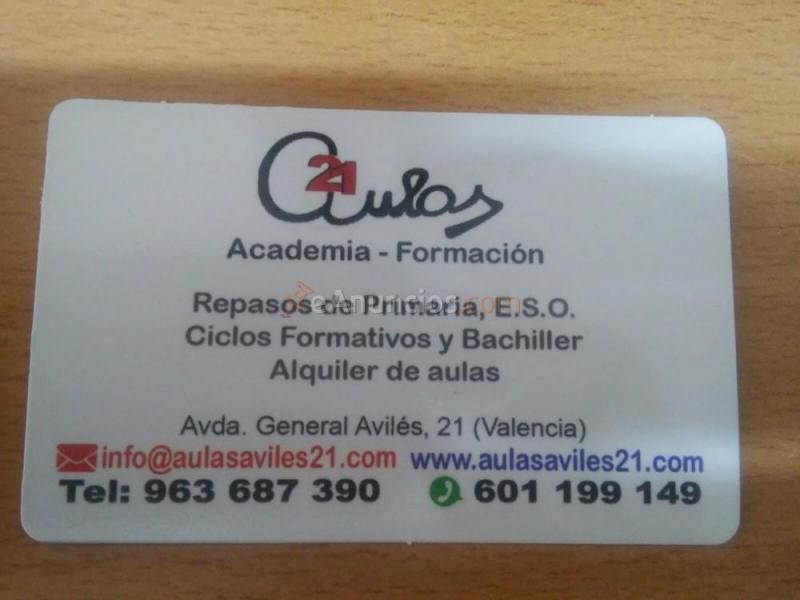 alquiler de aulas por horas