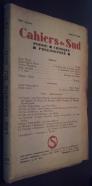 Cahiers du Sud. Poesie. Critique. Philosophie. N 179